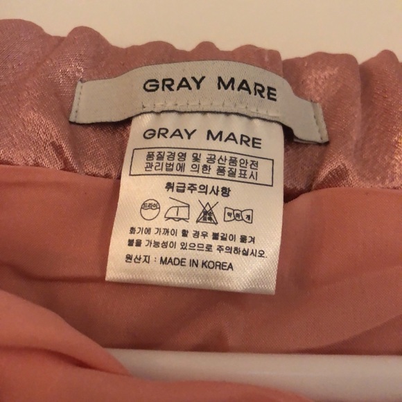 Pleated Rose Gold Midi Skirt - Picture 4 of 8